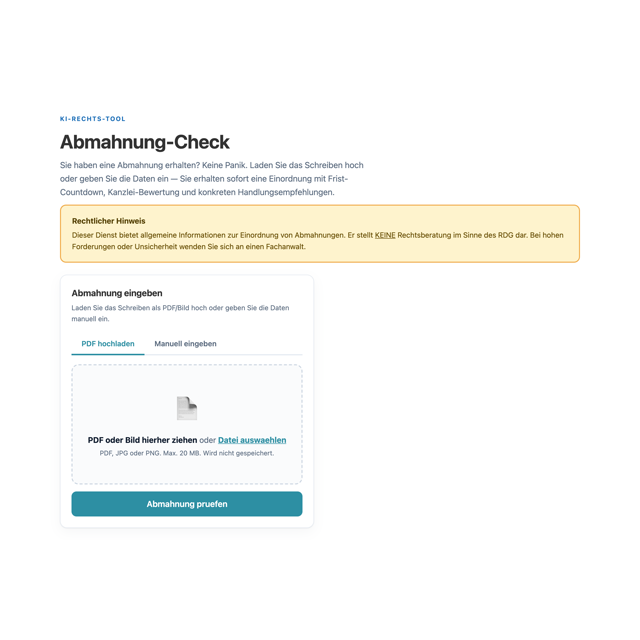 Abmahnung prüfen – Sofort-Check