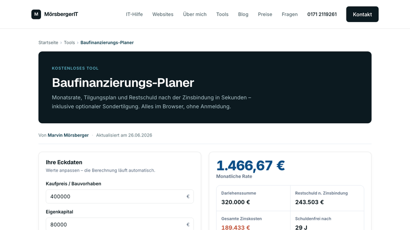 Baufinanzierung 2026